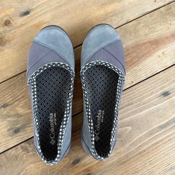 Columbia PFG Womens Shoes Gray Ballet Style Fishing 7‎ - Picture 5 of 8